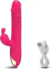 Silent Vibrating Vibrator Thrusting Vibrator For Women G-Spot Vibrator Clitoris Vibrator Telescopic Rotating Dildo Adult Sex Toys