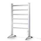 Devanti Electric Heated Towel Rail Rails Warmer Rack Aluminium Bar Bathroom