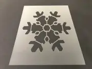 Snow Flake #23 Stencil 10mm or 7mm Thick, Christmas, Santa, Snow Flake, Holiday