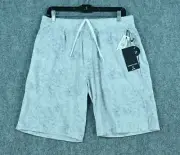 Kenneth Cole Active Shorts Men's L Tech Short Lightweight 4 Way Stretch Dyed NWT