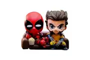 Hot Toys Marvel Deadpool & Wolverine Cosbaby Bobble Head Figure Set