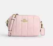 Coach Mini C9926 Jamie Camera Bag In Signature Canvas Shoulder Crossbody Pink