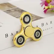 HERSE Tri-Wing Fidget Spinner, Gold