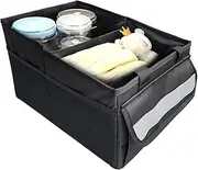 Car Trunk Storage - Waterproof Dust-Proof Sturdy Car Organization Foldable | Multi-Compartment, Automotive Accessories, Trunk Storage Bag For Various Models