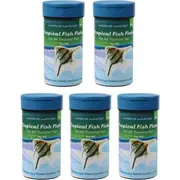 Ozoffer Up To 360G Tropical Fish Flake Aquarium Fish Flake Food For All Tropical Fish 5Pcs