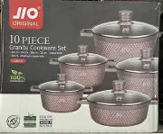 non-stick cookware set 10 piece