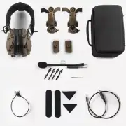 AMP Tactical Bluetooth Headset Military Noise Reduction Headphone ForFast Helmet