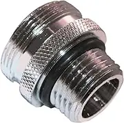 LASCO 08-2475 1/2-Inch Male Iron Pipe Shower Arm Ball Adaptor with Price Pfister Thread Ball End, Chrome Plated