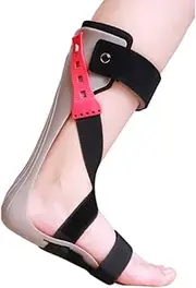 Plantar Fasciitis Splint Fixation Bracket Foot Drop Orthosis Brace Support with Non-Slip Mat Ankle Joint Fracture Recovery Tool Tendonitis Brace Splint Durable Safe to Use at Home,Grey Left Foot,L