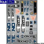 Tekno RC 7214 Decal Sheet ET410.2