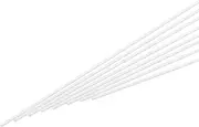 uxcell 35Pcs ABS Plastic Rods, Diameter 2mm Length 250mm White Stick Solid Bar for DIY Model Material, Architectural Model Making, DIY Sand Table