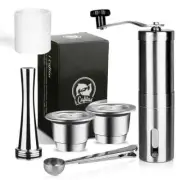 Reusable Coffee Capsule for Cups Refillable Coffee Pods Capsule with Ring