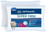 Sertapedic Comfortable Super Firm Bed Pillows, Set of 2 (King)