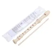 8 Holes Soprano Recorder with Cleaning Rod, German Style C Key Recorder for3136