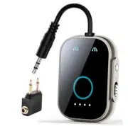 Bluetooth V5.3 Transmitter Receiver Low Latency 2-in-1 Adapter for