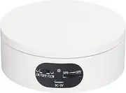 GRCFUMO 360 Degree Rotating Display Stand, Electric Rotating Turntable with Low Noise and Remote Control, Automatic Revolving Platform for Photography Products Jewelry (12cm/4.7in)