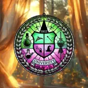 Shiz University Acrylic Suncatcher Window Hanging, Wicked Suncatcher Decor