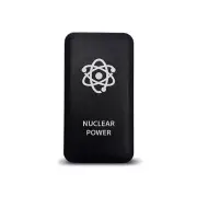 CH4X4 Toyota Push Switch Nuclear Power Symbol - Amber LED