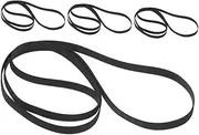 PHENOFICE 4Pcs Turntable Belt Replacement for Cassette Players and Recorders Durable Rubber Drive Belts Enhanced Vibration Absorption for Optimal Playback Stability