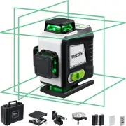 4 x 360 Laser Level Self Leveling, 16 Lines Green Beam 4D Cross Line Tiling Floo
