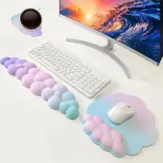 Mouse Pad with Wrist Rest -Desk Decoration-- Ergonomic Cloud Wrist Rest - Sof...