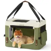 Lesure Collapsible Travel Dog Crate for Small Dogs Portable Soft Dog Crate fo...