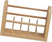 Wooden Spools Holder Spools Thread Rack Knitting Crochet Supplies Wood Yarn Dispenser Stand for Hair Braiding Sewing Jewelry
