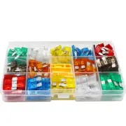 Zinc Alloy Blade Fuse Assortment Kit For Car Truck Mini Medium Mixed Boxed 140PC (for: MG)