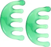 FOMIYES 2pcs Head Soothing Comb Japanese Manual Massage Tool for Scalp Relaxation Dry Scalp Relief and Muscle Tension Alleviation for Head and Neck Massage