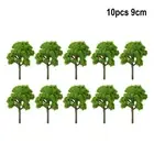 Hot sale New Model tree Green Plastic Scenery Layout Train Railway 10PC