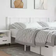 Metal King Size Headboard White 183cm Stylish Bed Decor Bedroom Furniture