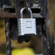 Waterproof Outdoor Padlock 4 Digit Combination Lock Heavy Duty Security