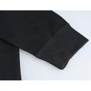 【Y-3 山本耀司】Y-3草寫字電繡LOGO棉質3鈕釦領口長袖POLO衫(黑)