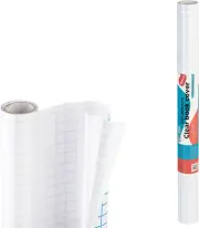 Contact Paper Clear, 17.5” X 5-Feet, Transparent Self Adhesive Book and Textbook