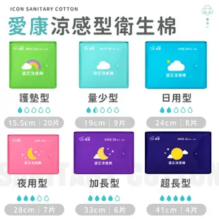 【北部經銷商】網路爆紅 ICON 愛康衛生棉 日用衛生棉 夜用衛生棉 晚安褲 衛生棉 愛康 涼感衛生棉 透氣衛生棉 涼感