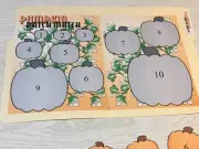 Pumpkin Patch - File Folder Game - Laminated - Activity Set - Teaching Supplies