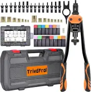 Herramienta para tuercas remachables de 16", kit con 15 mandriles métricos y SAE