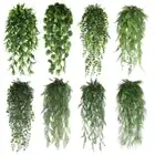 Wall Hanging Artificial Ivy Leaves Datura Plastic Leaf Grass Home Office