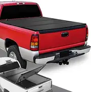 DNA Motoring TTC-HARD-031 Pickup Truck Bed Top Hard Solid Tri-Fold Tonneau Cover Compatible with 04-06 Silverado/Sierra 1500 5'8" Fleetside/Styleside Bed