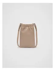 [Seed Heritage] Leather Rouched Crossbody in Cookie
