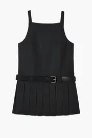 DANA WOOL CHECK MINI DRESS