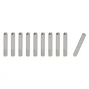 4x15mm Dowel Pins, 10pcs Round Head Flat Chamfered End Dowel Pin