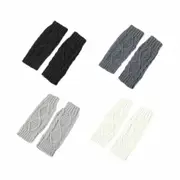 Winter Gloves Cycling Men Women Unisex Fingerless Knit Touch Screen