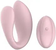 Rechargeable Silicone Couples Massager with Remote Control, Pink Sex Toys Vibrator Dildo Vibrater Sex Toysfemale Adult Toy Rabbit Thrusting Dildo Vibrators For Woman Rabbit Toy Thrusting Vibrator Rabbit Vibrators