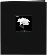 Pioneer Fabric Frame Post Bound Album 8.5"X11"-Black MB811CBF-BK