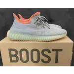 ADIDAS ORIGHALS YEEZY BOOST 350 V2 灰橙 側透滿天星 步 FX9035 慢跑鞋