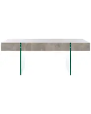 Safavieh Jacob Rectangular Glass-Leg Modern Coffee Table