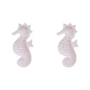 2x LVD Seahorse Plate Ceramic Trinket Dish Tray Home/Lounge Decor 22cm Salt