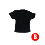 1/12 Scale Male Soldier T-Shirt Short Sleeve Clothes Model for Action Figure 6"