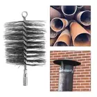 Fireplace Flue Brush For Home Safety Prevent Flue Fires Steel Material